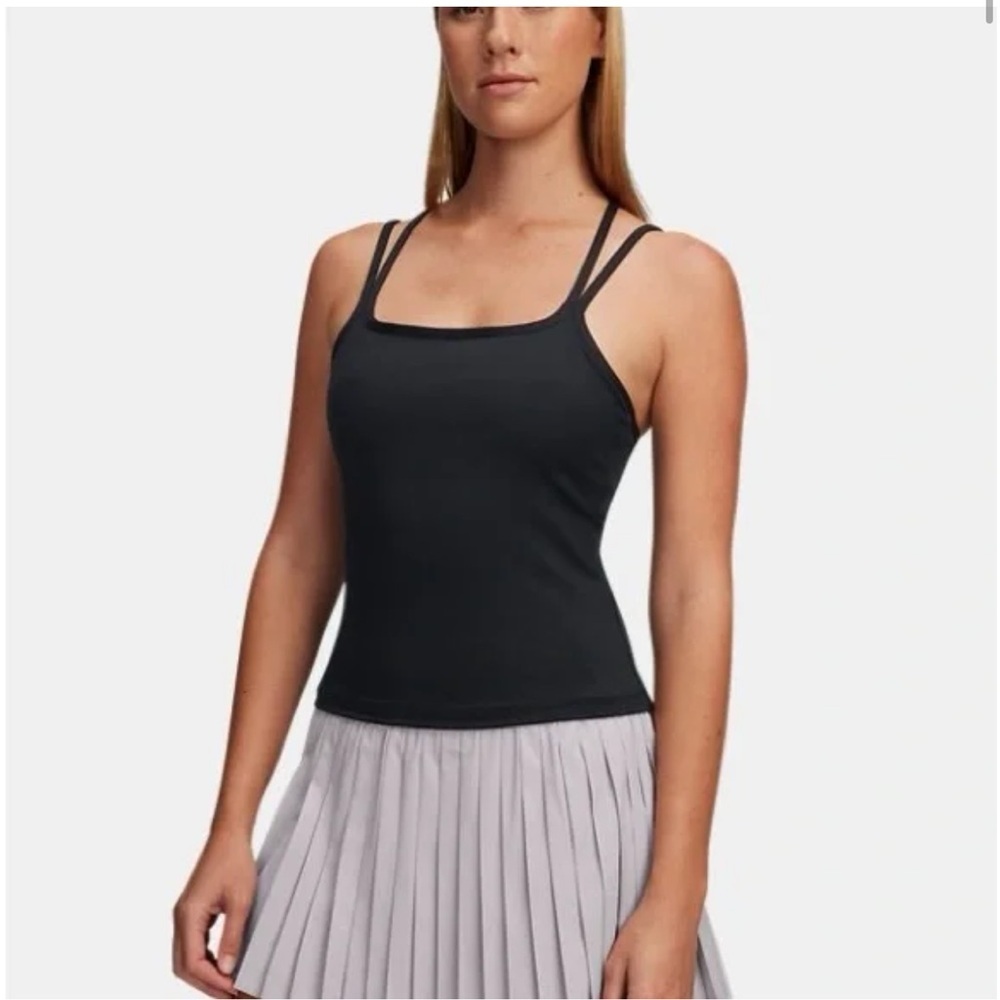 *UNDER ARMOUR* Black Movement Strappy Tank Size Large NWT
